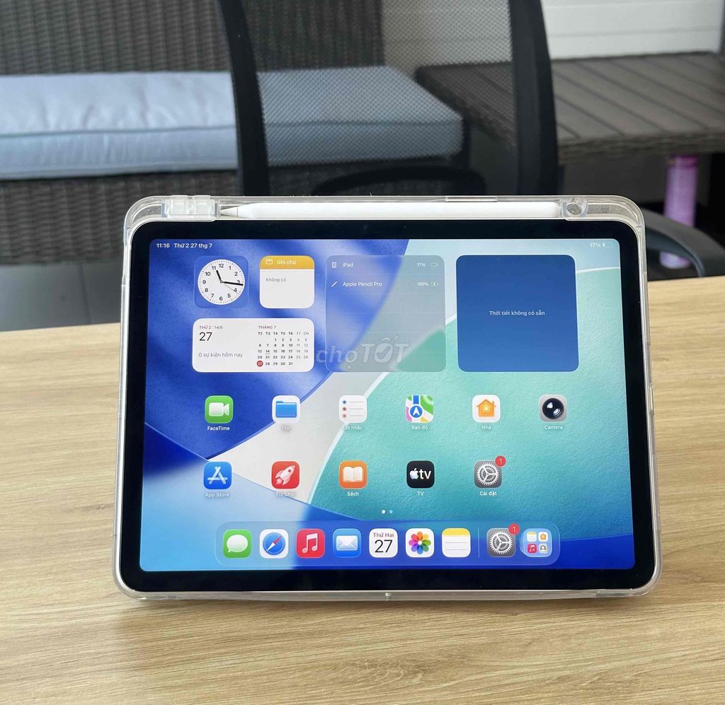 iPad Air 7 11" M3 128GB Wifi Kèm Pencil Pro 99%. Mua bán Máy tính bảng tại Quận Tân Bình Tp Hồ Chí Minh được đăng bởi ĐỒ MỚI GIÁ CŨ hình 1