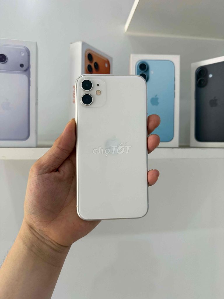 Apple iPhone 11-128gb Trắng Đã sử dụng. Mua bán Điện thoại tại Thành phố Huế Thừa Thiên Huế được đăng bởi shop văn thành hình 1