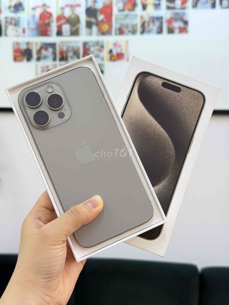🍎IPHONE 15PROMAX TITAN TỰ NHIÊN 256G FULL BOX 👇. Mua bán Điện thoại tại Quận Hải An Hải Phòng được đăng bởi Phạm Huyền Hoàng Dũng Mobile  hình 1