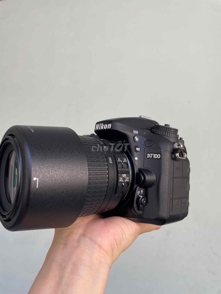 Máy ảnh Nikon D7100 55-200mm VR Đen Đã sử dụng. Mua bán Máy ảnh, Máy quay tại Quận 3 Tp Hồ Chí Minh được đăng bởi huonglan Nguyễn  hình 1