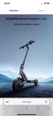 Scooter Xiaomi 4 Ultra. Mua bán Xe điện tại Quận Nam Từ Liêm Hà Nội được đăng bởi Duy Phung Duc