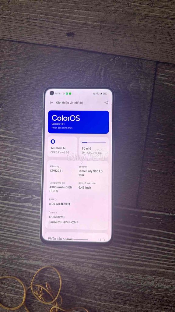 OPPO Reno6 Z 5G 128GB Trắng. Mua bán Điện thoại tại Quận 12 Tp Hồ Chí Minh được đăng bởi Dinh Mai Nuong hình 1