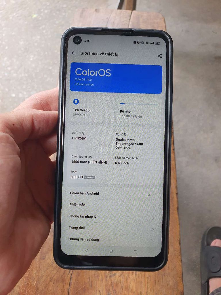OPPO Reno 8 Đen 256GB. Mua bán Điện thoại tại Quận Đống Đa Hà Nội được đăng bởi Central Cee 3939 hình 1