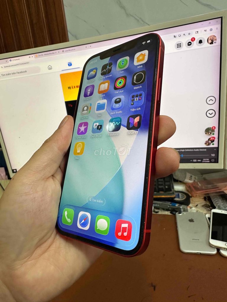 iPhone 12 64GB Đỏ gạch Quốc tế. Mua bán Điện thoại tại Quận Lê Chân Hải Phòng được đăng bởi hoang anh hình 1