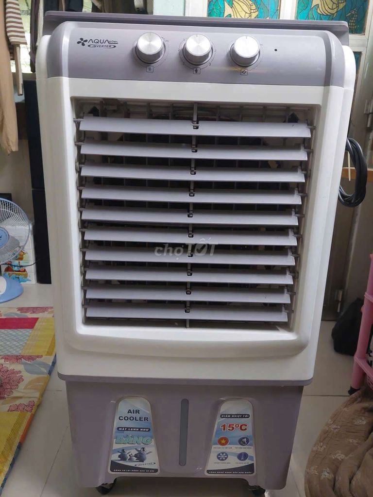 Quạt hơi nước Aquab Trắng, Xám đã sử dụng. Mua bán Quạt tại Quận Gò Vấp Tp Hồ Chí Minh được đăng bởi Hùng hình 1
