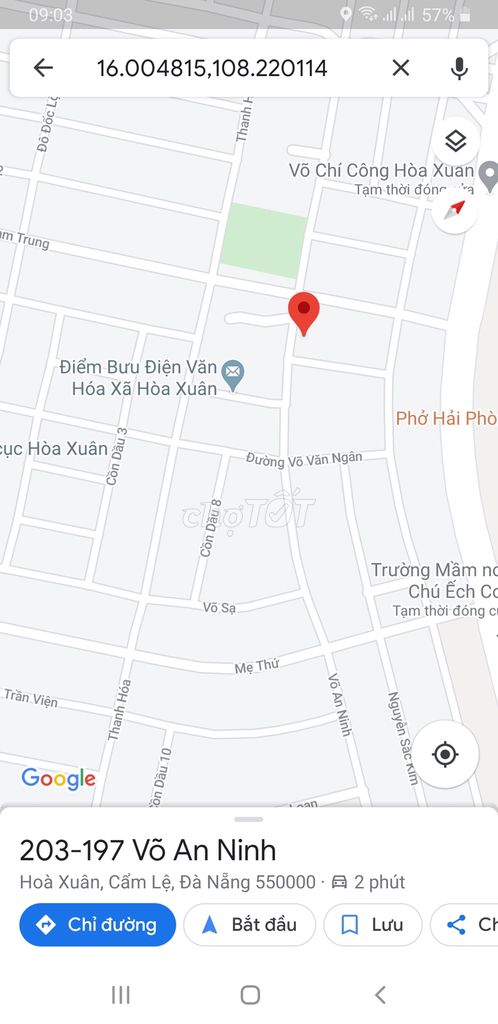 Đường Võ an Ninh Đường Võ An Ninh Quận Cẩm Lệ Đà Nẵng