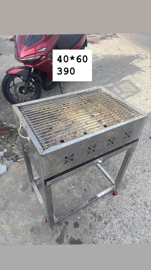 Bếp nướng Inox Bạc 40x60 cm Dễ vệ sinh. Mua bán Bếp, lò, đồ điện nhà bếp tại Quận Tân Bình Tp Hồ Chí Minh được đăng bởi inox Bảo Anh hình 1