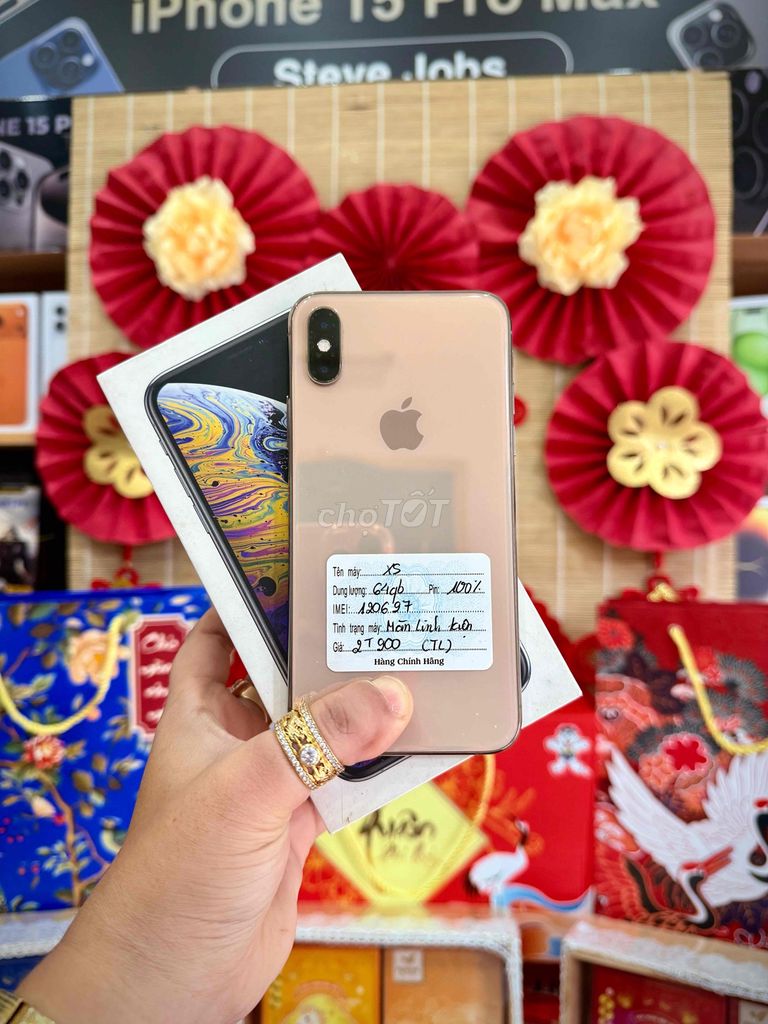 Apple iPhone XS 64GB (Màn Linh Kiện). Mua bán Điện thoại tại Thành phố Long Xuyên An Giang được đăng bởi Bi Táo Store hình 1