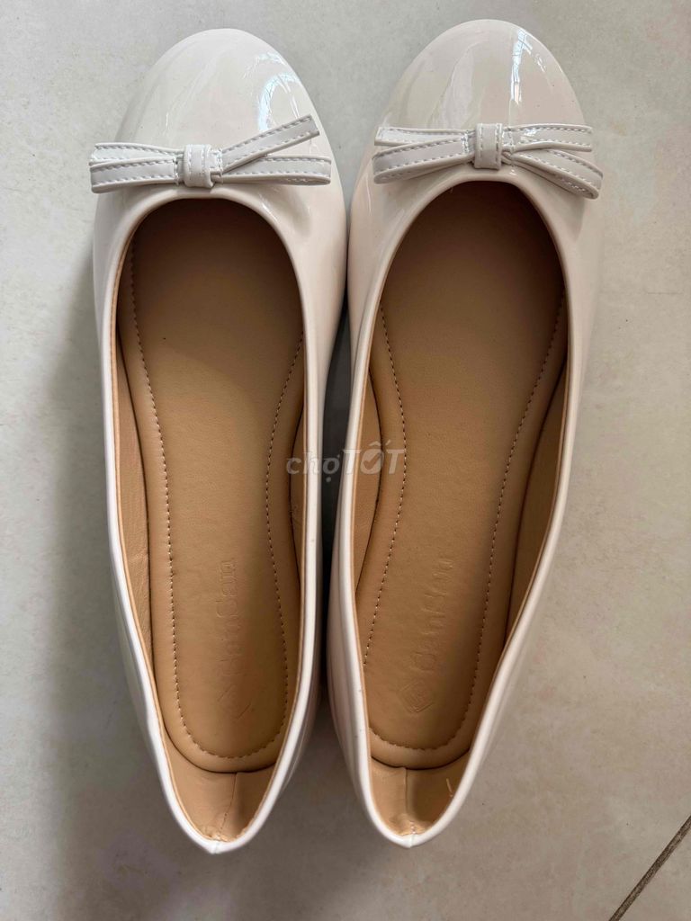 Giày búp bê Nữ Trắng kem size 38-39 Mới. Mua bán Giày dép tại Quận 4 Tp Hồ Chí Minh được đăng bởi k hình 1