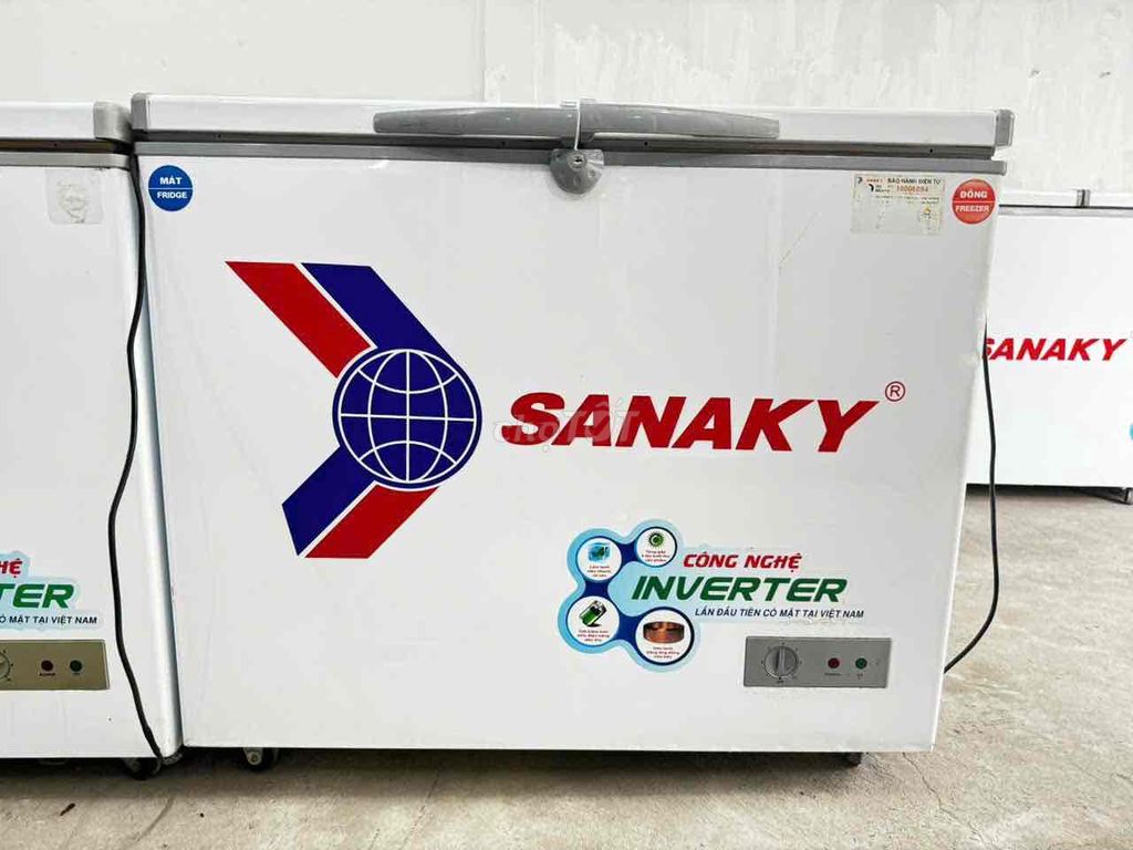 🔥TỦ ĐÔNG SANAKY 250L INVETER MODEL 2599w3 - mới