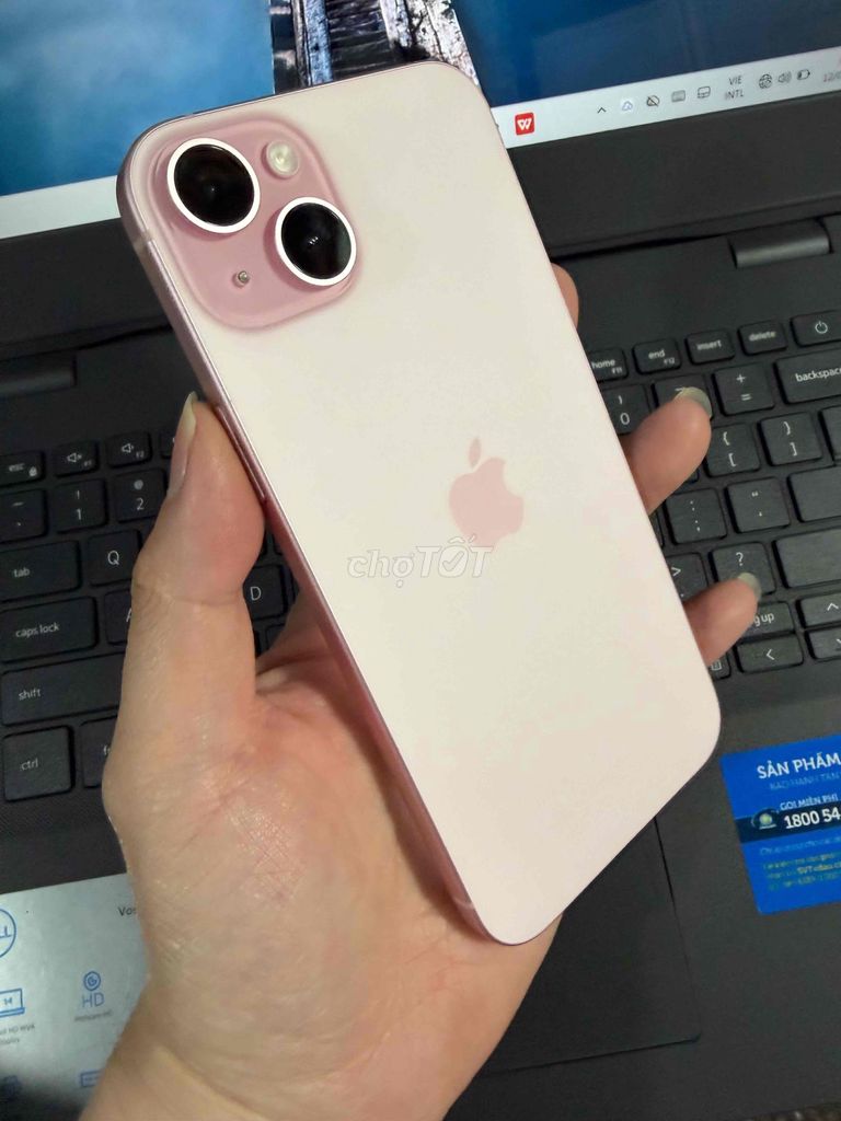 iPhone 15 Plus Hồng ZA/A đẹp keng pin 90% có GL. Mua bán Điện thoại tại Thành phố Đà Lạt Lâm Đồng được đăng bởi phong hình 1
