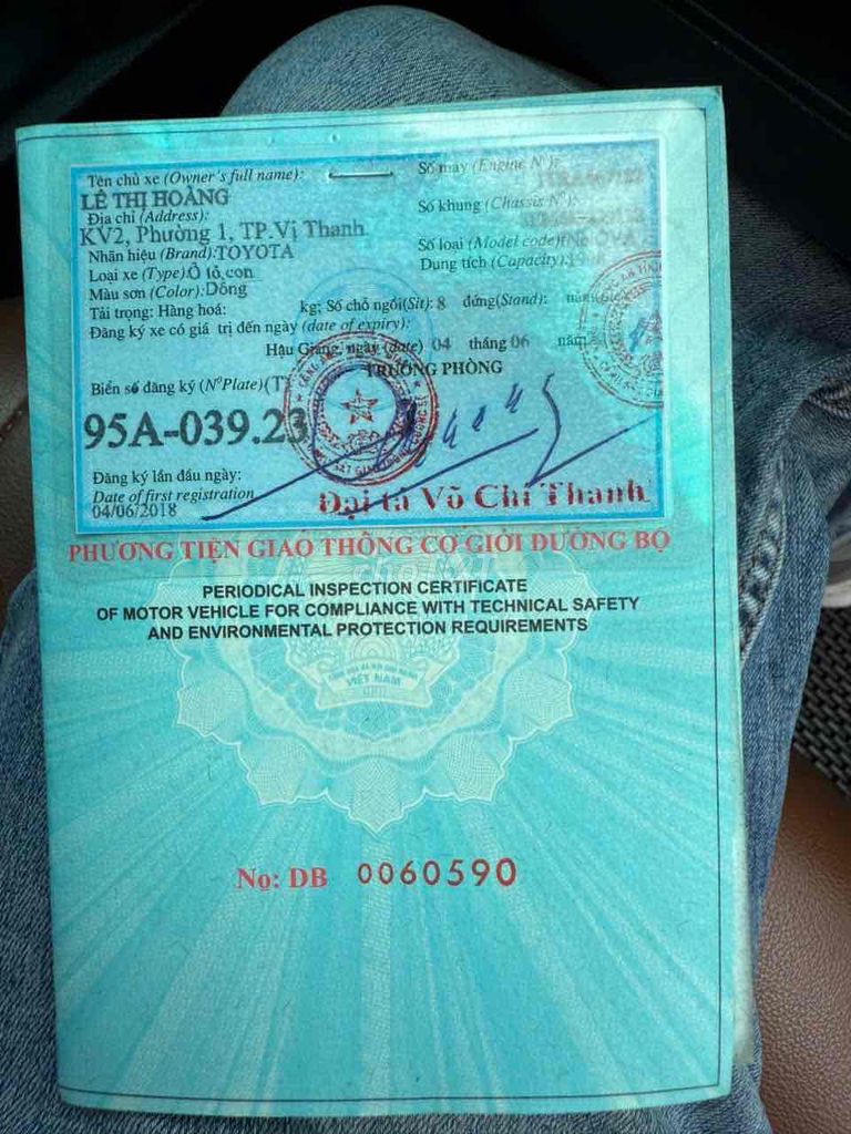 Toyota Innova 2018 Số sàn 145907 km. Mua bán Ô tô tại Quận Ninh Kiều Cần Thơ được đăng bởi Nguyen van lam hình 5