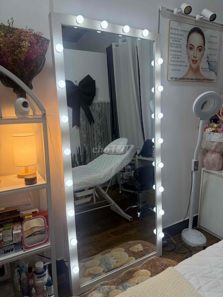 Gương soi toàn thân 80x1m8 Trắng. Mua bán Nội thất, đồ gia dụng khác tại Quận Gò Vấp Tp Hồ Chí Minh được đăng bởi Hạnh Trần hình 1