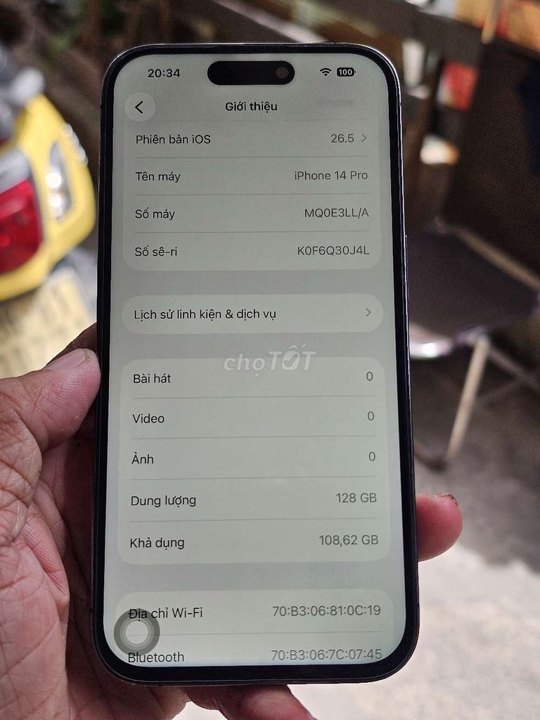 iPhone 14 Pro 128GB LLA mỹ giá rẻ . Mua bán Điện thoại tại Quận 8 Tp Hồ Chí Minh được đăng bởi Thiên Hòa mobile  hình 1