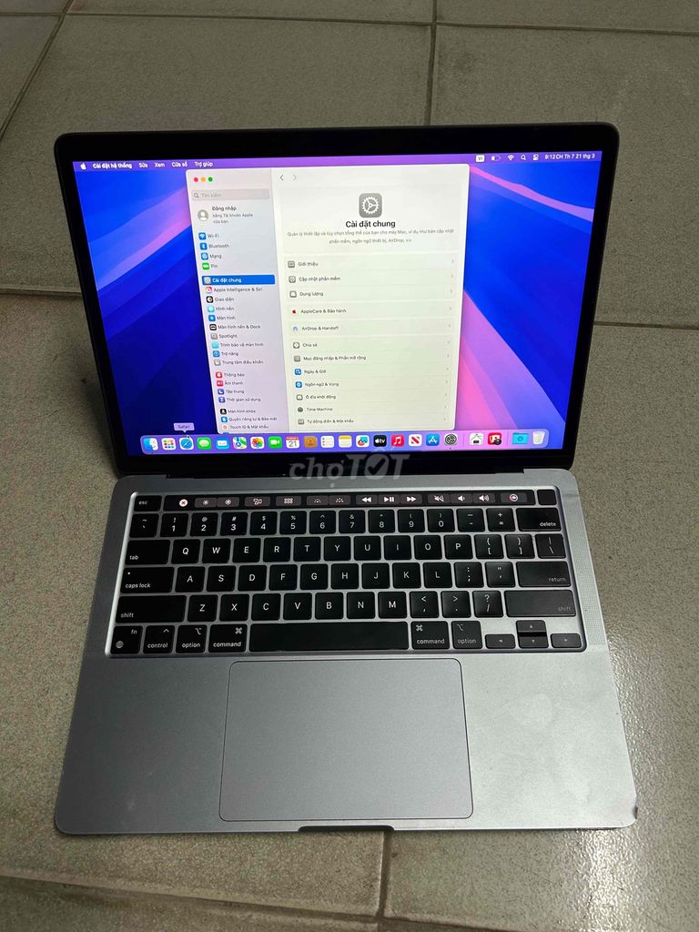 Apple Macbook Pro M1 13 inch 8GB/512GB Xám. Mua bán Laptop tại Quận 12 Tp Hồ Chí Minh được đăng bởi peanut hình 1