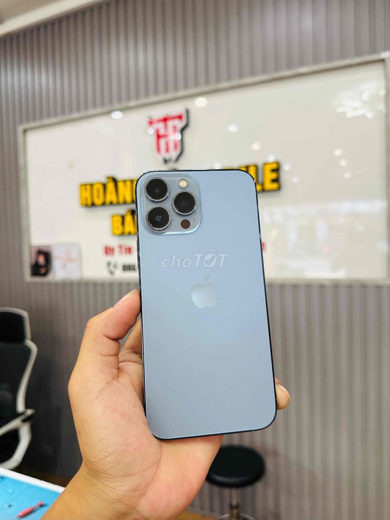 Apple iPhone 13 Pro Max 128G Xanh Dương. Mua bán Điện thoại tại Quận Liên Chiểu Đà Nẵng được đăng bởi Hoàng Tú Mobile hình 1