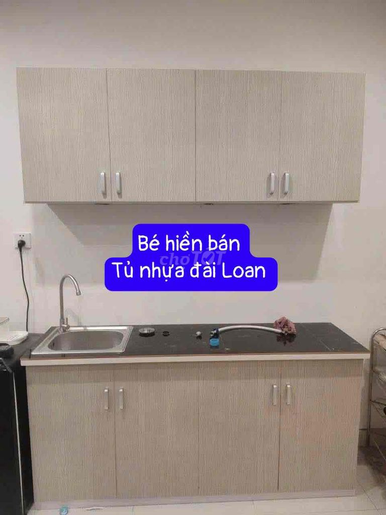 Tủ bếp Nhựa Đài Loan_ 2 tủ. Mua bán Tủ, kệ gia đình tại Quận Phú Nhuận Tp Hồ Chí Minh được đăng bởi Nội Thất Gia Đình hình 1