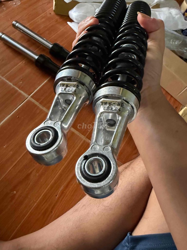 Phuộc trước+sau Wave A110 zin tháo xe mới. Mua bán Phụ tùng xe tại Huyện Châu Phú An Giang được đăng bởi Made in Thailand  hình 5