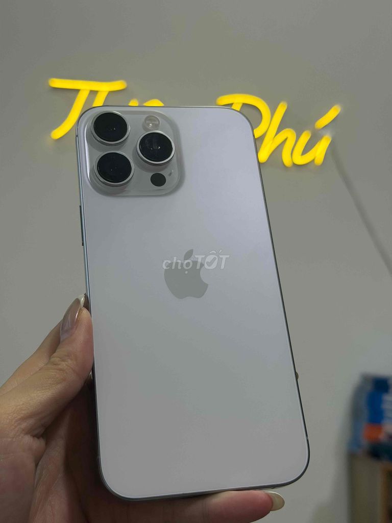 iPhone 16Promax Trắng 256 VN ZinNguyênBản CBH P96. Mua bán Điện thoại tại Quận Thanh Khê Đà Nẵng được đăng bởi Thiên phú  hình 1