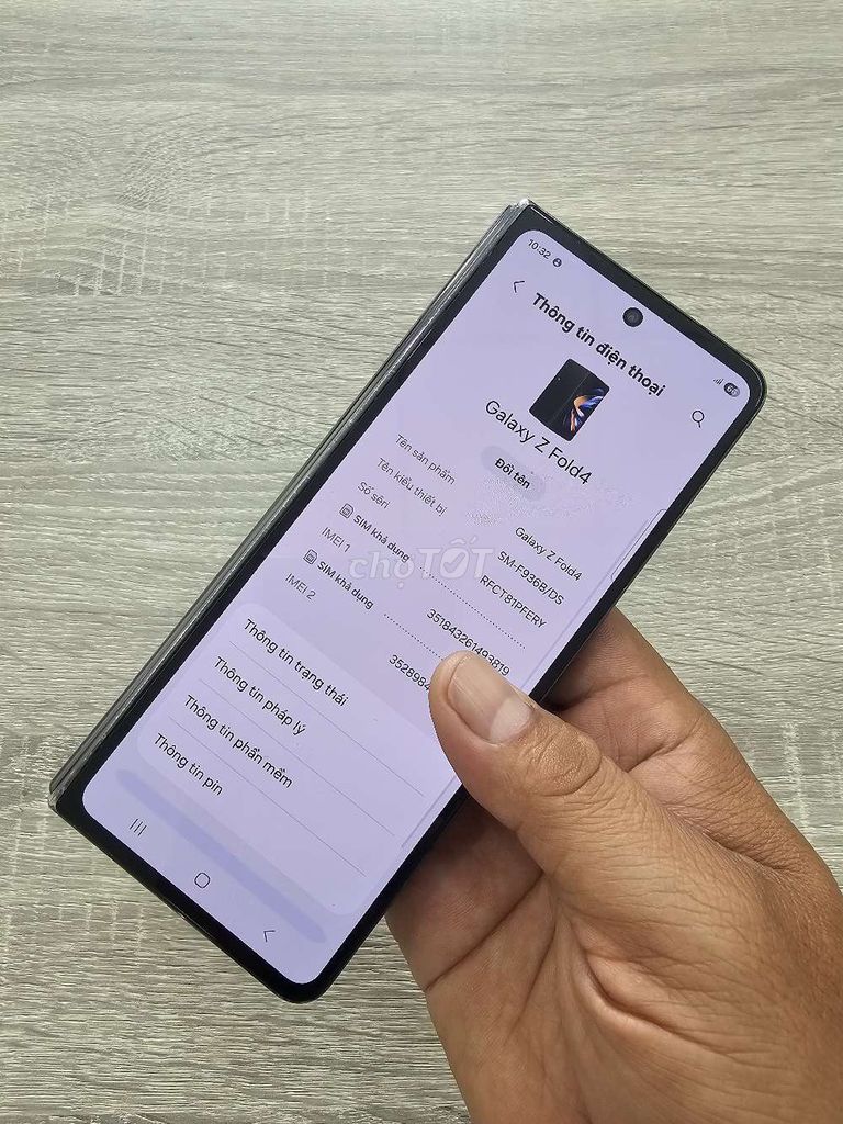Thanh lý em Z fold4 Việt 2sim 12/256gb giá rẻ. Mua bán Điện thoại tại Quận Gò Vấp Tp Hồ Chí Minh được đăng bởi Cửa hàng  KGPHONE STORE hình 1