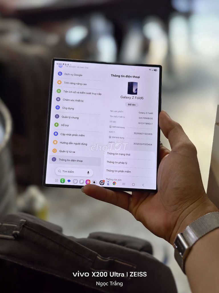Samsung Galaxy Z Fold6 12GB 256GB Tím. Mua bán Điện thoại tại Quận 10 Tp Hồ Chí Minh được đăng bởi Trắng hình 1