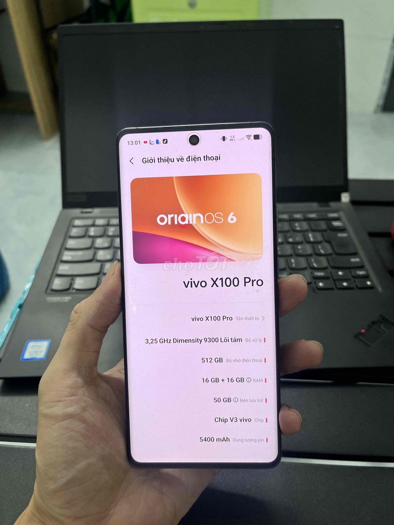 Vivo X100 Pro Đen 512G / 16g ram. Mua bán Điện thoại tại Thành phố Thủ Đức Tp Hồ Chí Minh được đăng bởi Tịnh Hoàng Trọng hình 1