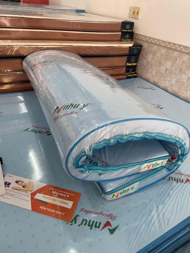 Nệm foam Như Ý 160x200x10cm. Mua bán Giường, chăn ga gối nệm tại Thành phố Vĩnh Long Vĩnh Long được đăng bởi Long Vĩnh hình 1