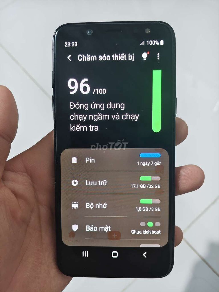Samsung A6 32GB Đen. Mua bán Điện thoại tại Huyện Cờ Đỏ Cần Thơ được đăng bởi Phạm Tuấn hình 1