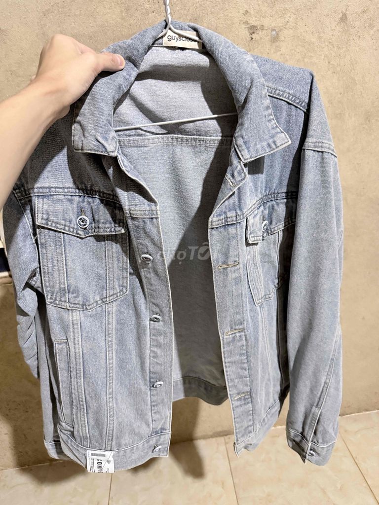 Áo khoác Jean Guysoda Xanh nhạt Size S. Mua bán Quần áo tại Huyện Bù Gia Mập Bình Phước được đăng bởi Minh Lợi hình 1