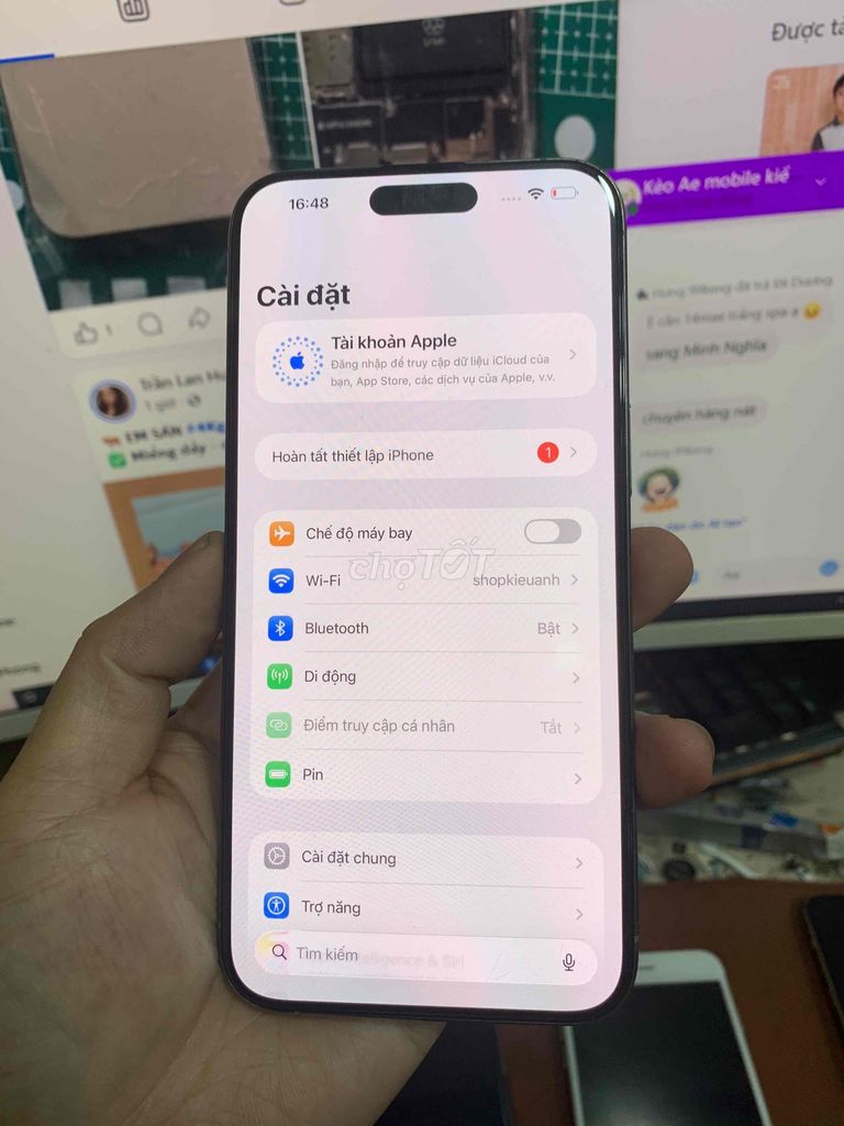 Apple iPhone 15 Promax titan lock sof olet 120hz. Mua bán Điện thoại tại Quận Lê Chân Hải Phòng được đăng bởi hoang anh hình 1
