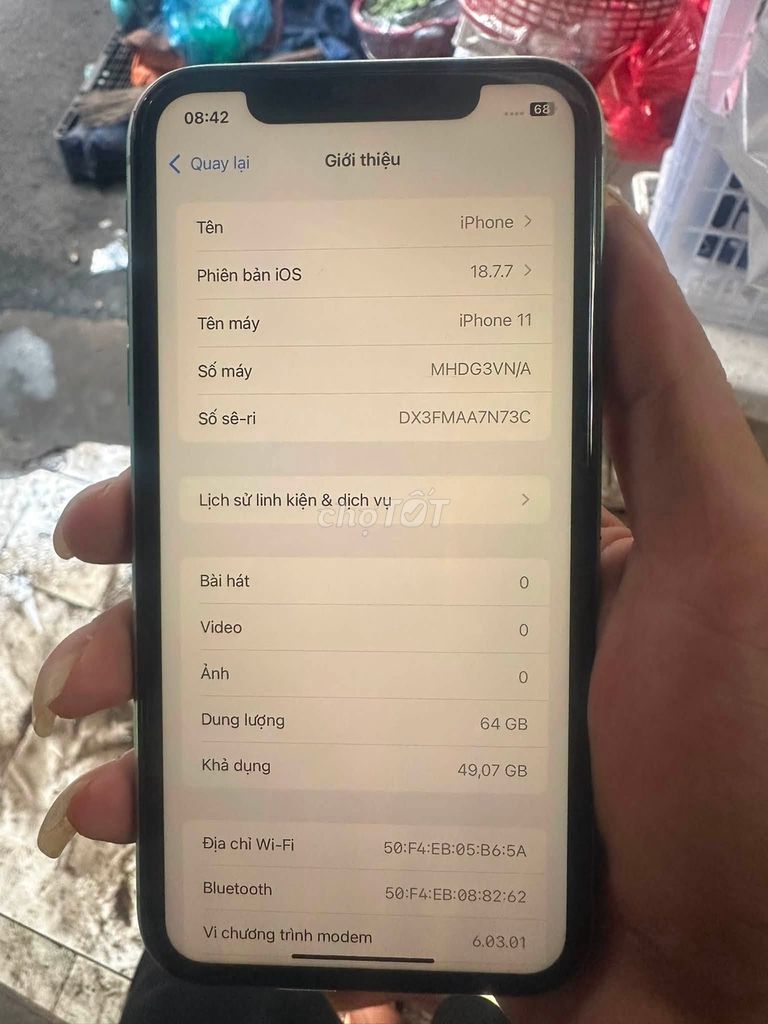 iPhone 11 64GB Xanh Đã qua sử dụng. Mua bán Điện thoại tại Thị xã Bến Cát Bình Dương được đăng bởi Hội Đồ Điện Tử hình 1