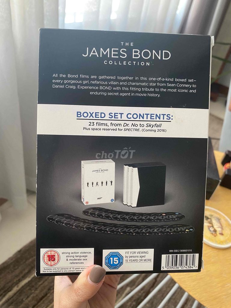 bộ 23 đĩa James Bond mới 100%