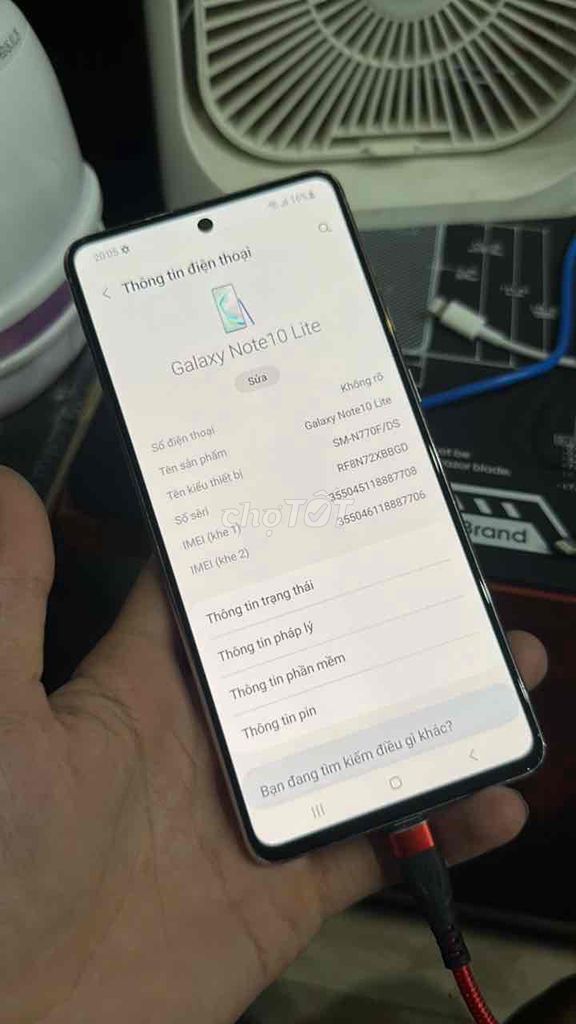 Samsung note 10 lite. Mua bán Điện thoại tại Thành phố Biên Hòa Đồng Nai được đăng bởi Sơn Hà hình 1