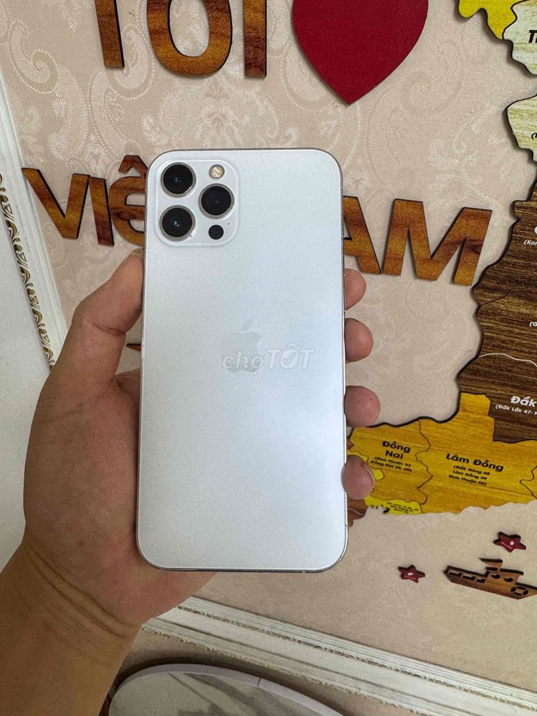 iPhone 12 Pro Max 128GB-đủ face id. pin 100. Mua bán Điện thoại tại Quận Long Biên Hà Nội được đăng bởi ADAYROI ĐIỆN THOẠI RUBY  hình 1