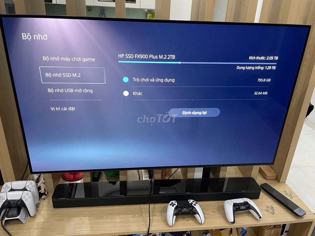 PS5 Slim Digital fullbox kèm ổ SSD 2TB và game. Mua bán Thiết bị chơi game tại Thành phố Thủ Dầu Một Bình Dương được đăng bởi Nghiện Công Nghệ hình 1