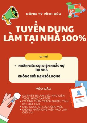 NHÂN VIÊN THU HỒI NỢ QUA ĐIỆN THOẠI