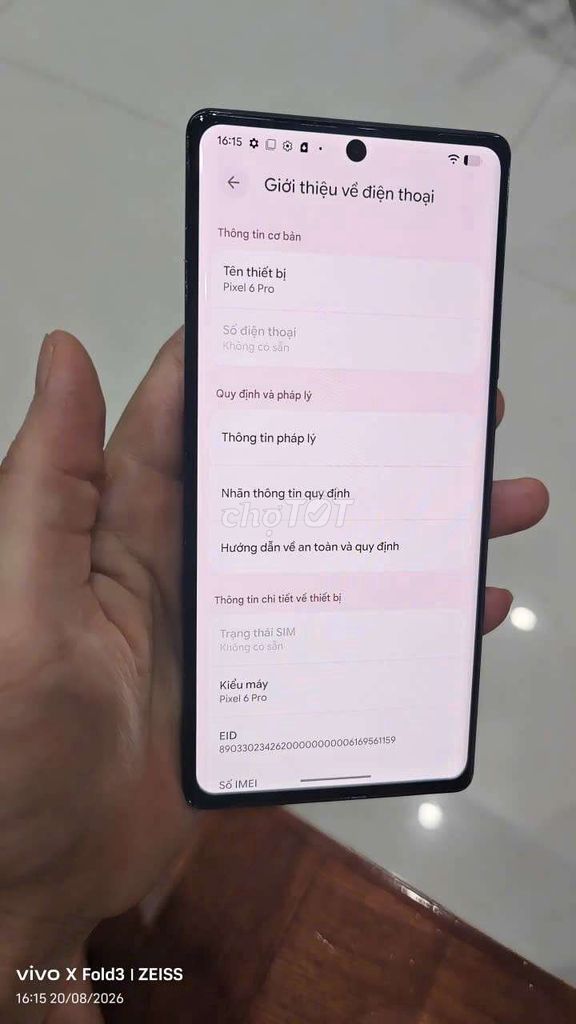 pixel 6 pro ,qt 128g. . Mua bán Điện thoại tại Huyện Gia Lâm Hà Nội được đăng bởi Hoàng Ngọc hình 1