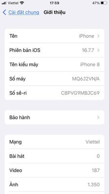 iphone 8 bản Việt Nam