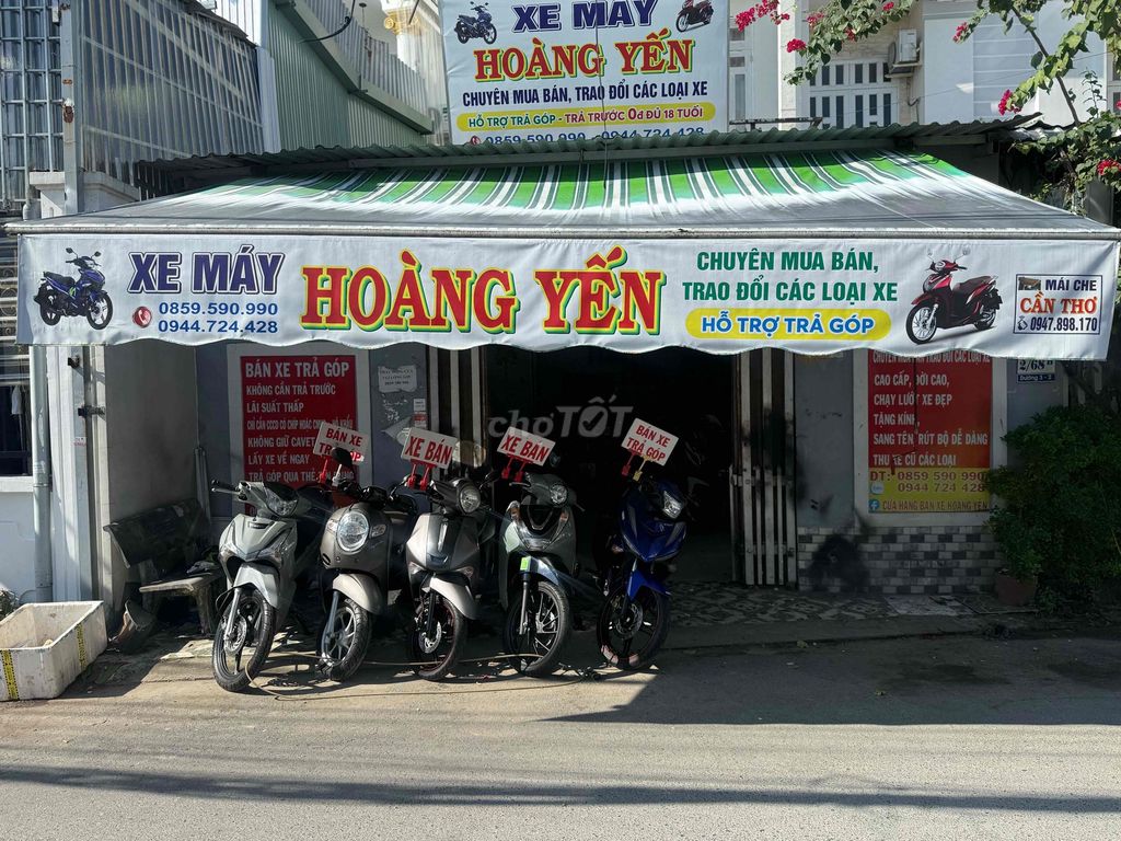 BÁN XE TRẢ GÓP CHỈ CẦN CCCD ĐỦ 18tuổi TRẢ TRƯỚC 0₫. Mua bán Xe máy tại Quận Ninh Kiều Cần Thơ được đăng bởi XE MÁY HOÀNG YẾN hình 1