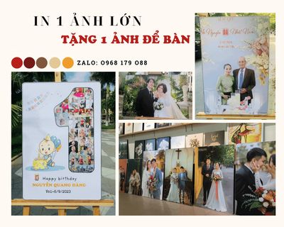 Lưu giữ kỉ niệm bằng ảnh treo tường, ảnh để bàn. Dịch vụ tại Quận Cẩm Lệ Đà Nẵng được đăng bởi In Ảnh Rẻ Nhất Đà Nẵng