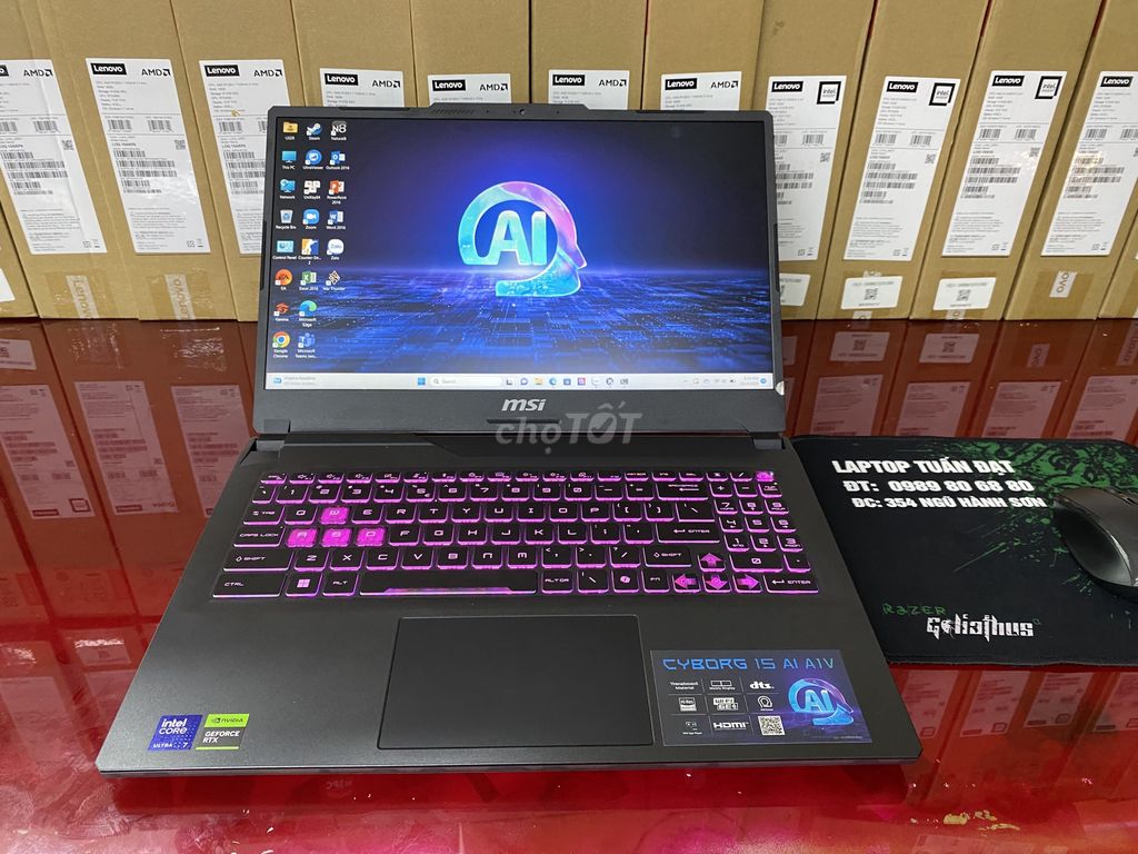 Msi utra7 sử dụng công nghệ AI .vga rtx 40506g⭐️