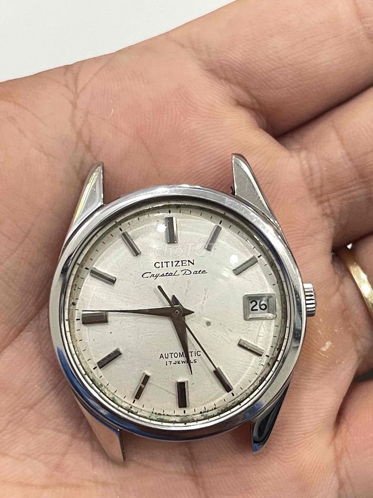 Đồng hồ Citizen Crystal Date Automatic Bạc. Mua bán Đồng hồ tại Thành phố Long Xuyên An Giang được đăng bởi NGUYEN MINH TIEN hình 1