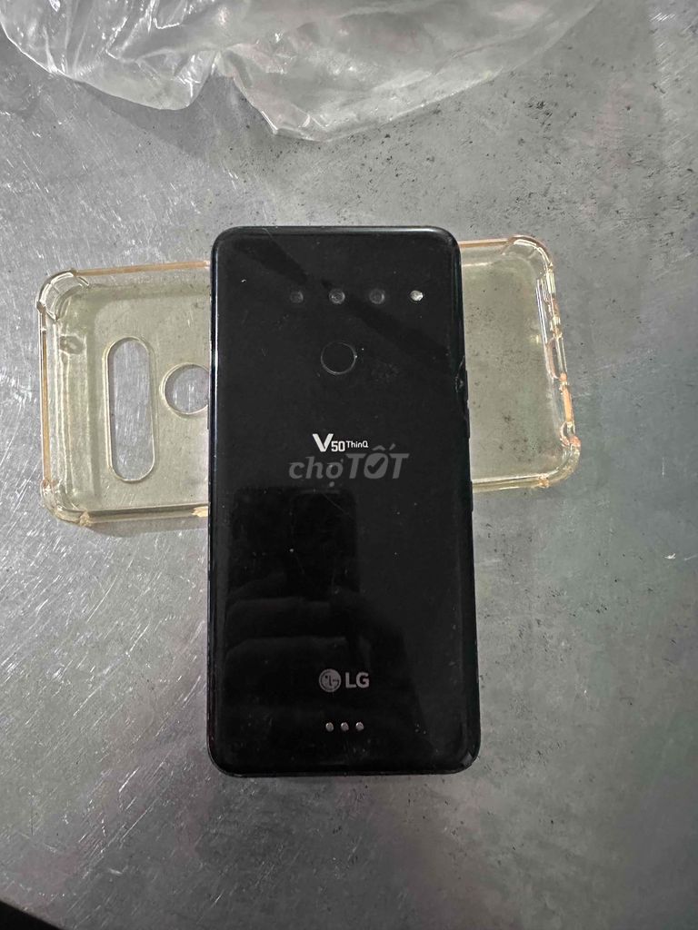 LG V50 ThinQ Đen Lưng nứt, màn nứt bán có fix. Mua bán Điện thoại tại Thành phố Thủ Đức Tp Hồ Chí Minh được đăng bởi Nguyễn Minh Quang hình 1
