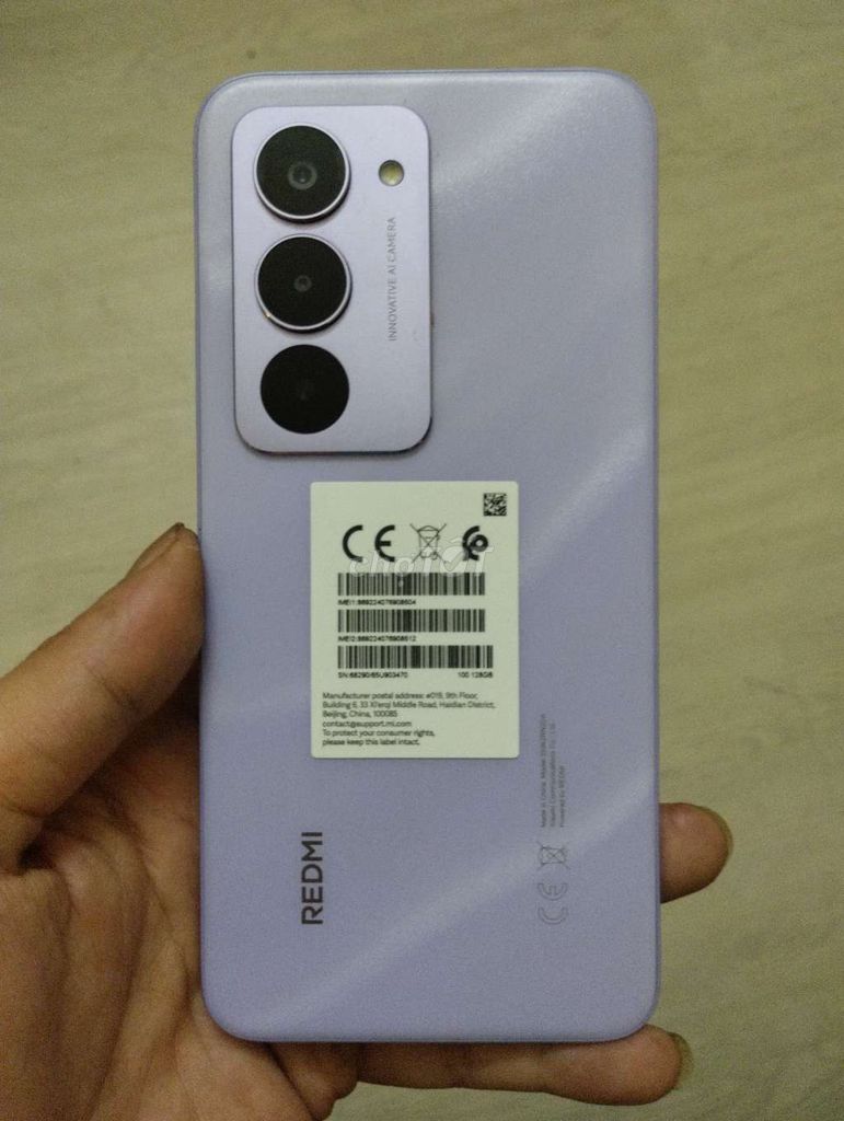 Xiaomi Redmi 15 128GB Tím. Mua bán Điện thoại tại Quận Hoàng Mai Hà Nội được đăng bởi Thắng Nguyễn hình 1
