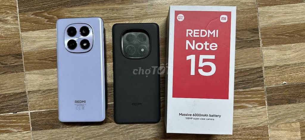 Xiaomi Redmi Note 15 128GB Tím Đã sử dụng. Mua bán Điện thoại tại Quận 5 Tp Hồ Chí Minh được đăng bởi Hội Đồ Điện Tử hình 1