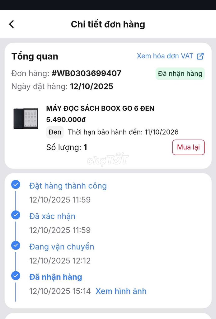 Máy đọc sách BOOX Go6 Đen 6 inch 32GB. Mua bán Máy tính bảng tại Quận Hà Đông Hà Nội được đăng bởi Phong Sỹ hình 1