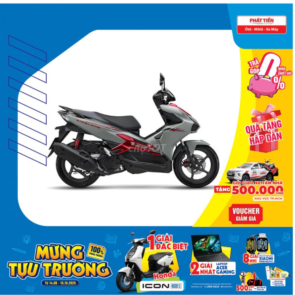 Xe máy Air Blade 125 bản Thể Thao - Tặng Voucher. Mua bán Xe máy tại Quận 3 Tp Hồ Chí Minh được đăng bởi Head Phát Tiến hình 7