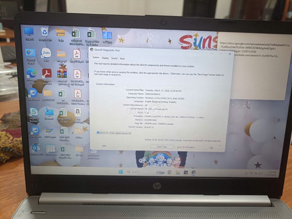 HP 340s G7 i3 Gen 10 8GB/512GB. Mua bán Laptop tại Quận Ngũ Hành Sơn Đà Nẵng được đăng bởi A Not hình 1