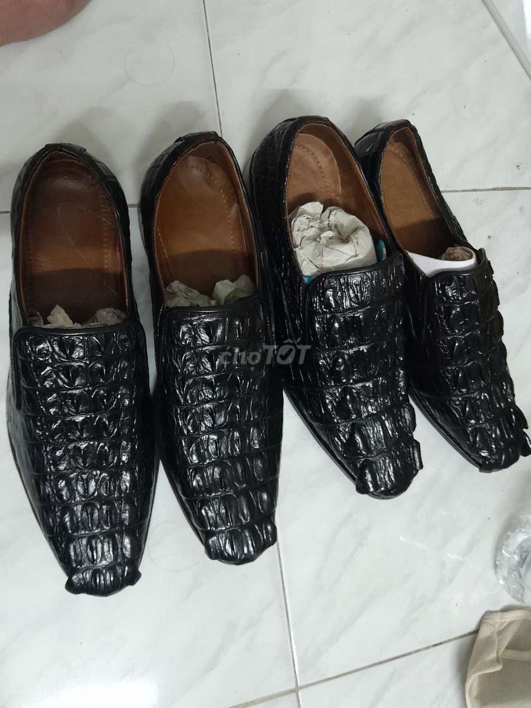 Giày da nam da cá sấu size 42 đế da cao cấp 1.5tr. Mua bán Giày dép tại Quận Tân Phú Tp Hồ Chí Minh được đăng bởi Đồ da Hisaigon hình 1