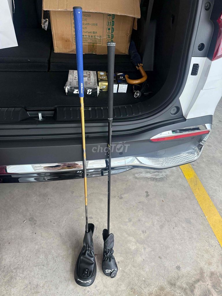 Cần bán 2 cây gậy golf tặng kèm bóng và túi đeo. Mua bán Đồ thể thao, Dã ngoại tại Quận 7 Tp Hồ Chí Minh được đăng bởi Thành Nguyễn hình 1